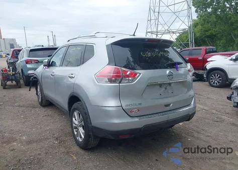 2016 Nissan Rogue Sv z USA, uszkodzony, nr VIN KNMAT2MV5GP693713